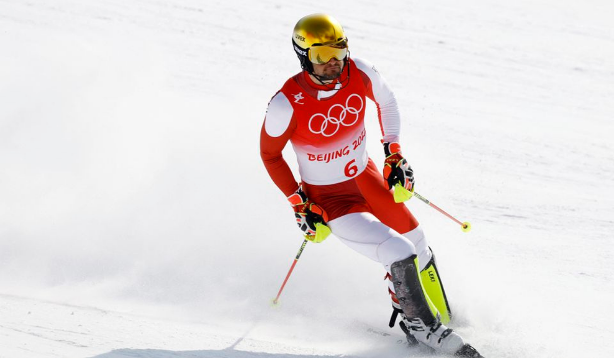 Austria's Johannes Strolz completed his incredible comeback by winning a gold medal